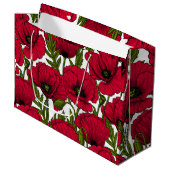 赤ポピー園2 ラージペーパーバッグ (正面アングル)