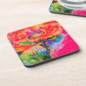 赤ポピー太陽のピー コースター (左側)