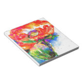 赤ポピー太陽のピー ノートパッド (アングル)