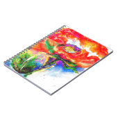 赤ポピー太陽のピー ノートブック (左側)