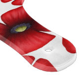 赤ポピー柄フローラパドル切削盤 カッティングボード (角)