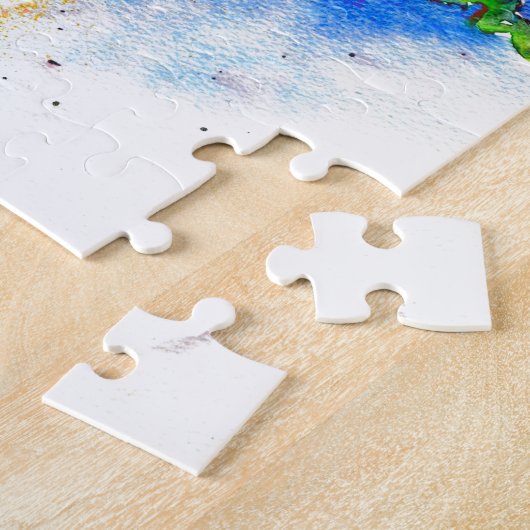 赤ポピー ジグソーパズル (側面)