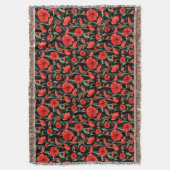 赤ポピー スローブランケット (正面縦)