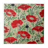 赤ポピー タイル (正面)