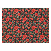 赤ポピー テーブルクロス (正面(横))