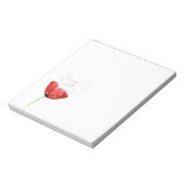 赤ポピー ノートパッド (回転)