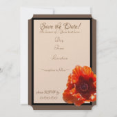 赤ポピーFeildsモノグラム セーブザデート (裏面)