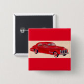 赤ポンティアック魚雷 缶バッジ (正面&裏面)