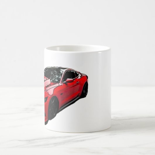 赤マスタングS550 コーヒーマグカップ (中央)