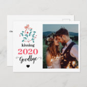 赤ミスタントーキスさよなら2020ドーおもしろいオーバー シーズンポストカード (正面/裏面)