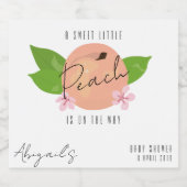 赤ミニマルちゃんシャワー スパークリングワインラベル (シングルラベル)