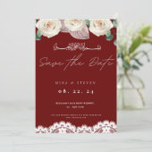 赤ムスリムの招待フラワーレースは日付を保存 セーブザデート (スタンド正面)