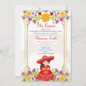 赤メカラフルキシカンフローラインビタティ 招待状 (正面)