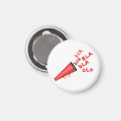 赤メガホンがブラの言葉を広める マグネット (正面/裏面)