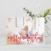 赤メリーいEverything Holidayフォトカード シーズンカード (スタンド正面)