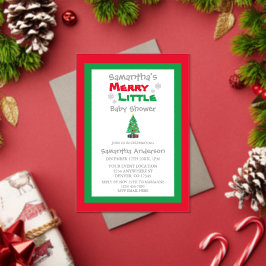 赤メリーちゃんシャワー アクリル招待状