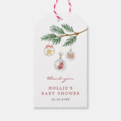 赤メリーちゃんシャワー ギフトタグ (正面)