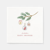 赤メリーちゃんシャワー スタンダードカクテルナプキン (正面)