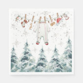 赤メリーちゃんシャワー スタンダードランチョンナプキン (正面)