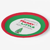 赤メリーちゃんシャワー ペーパープレート (アングル)