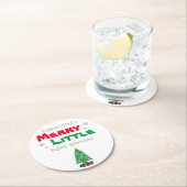 赤メリーちゃんシャワー ラウンドペーパーコースター (インサイチュ)