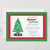 赤メリーちゃんシャワー 招待状 (正面)