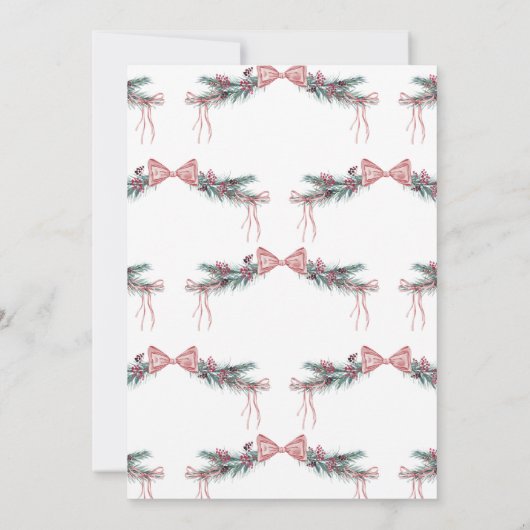 赤メリーちゃんシャワー 招待状 (裏面)