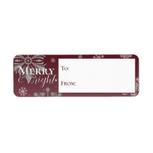 赤メリーと明るい雪の上から