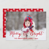 赤メリーと明 |ホリデーフォトカード シーズンカード (正面/裏面)