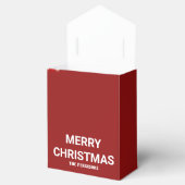 赤メリーエレガントクリスマスのお願い箱 フェイバーボックス (オープン)