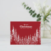 赤メリークリスマス/ハッピーニューイヤー ポストカード (スタンド正面)