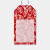 赤メリー書道 – 縦写真ホワイト ギフトタグ (裏面)