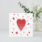 赤モダンいスケッチーハート シーズンカード (スタンド正面)