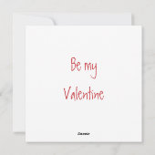 赤モダンいスケッチーハート シーズンカード (裏面)