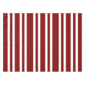 赤モダンいストライプパターン テーブルクロス (正面(横))