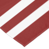 赤モダンいストライプパターン テーブルクロス (アングル)