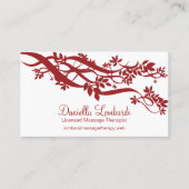 赤モダンい禅枝 名刺 (正面)