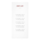 赤モダンお祝い生涯記念事業 ラックカード (裏面)