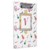 赤モダンかわいらしシックガーリー クリップボード (右)