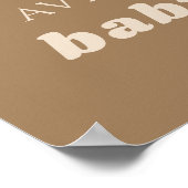 赤モダンちゃんシャワーを待つ ポスター (角)