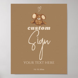 赤モダンちゃんシャワーを待つ ポスター