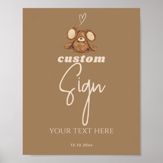 赤モダンちゃんシャワーを待つ ポスター (正面)