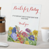 赤モダンちゃんシャワーゲーム用野花フローラブック 台座サイン (インサイチュ)