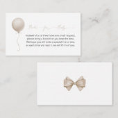 赤モダンちゃんシャワーベビー エンクロージャーカード (正面/裏面)