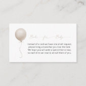 赤モダンちゃんシャワーベビー エンクロージャーカード (正面)