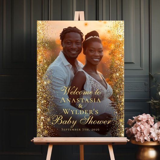 赤モダンちゃんシャワー写真歓迎 ポスター