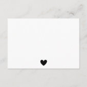 赤モダンちゃんシャワー家族の伝統 エンクロージャーカード (裏面)