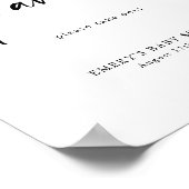 赤モダンちゃんシャワー ポスター (角)