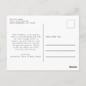 赤モダンちゃんシャワー ポストカード (裏面)