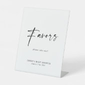 赤モダンちゃんシャワー 台座サイン (正面)